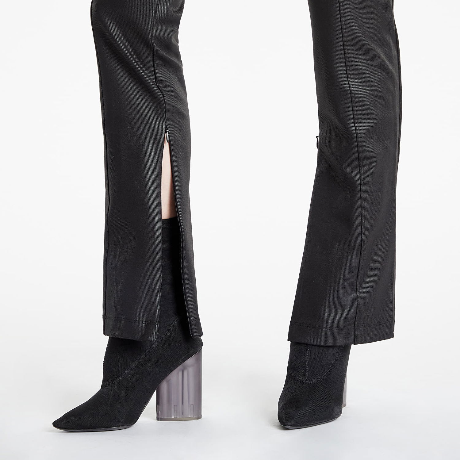 Панталони CALVIN KLEIN Jeans Coated Milano Split Pant Черно | J20J217750 BEH, 1