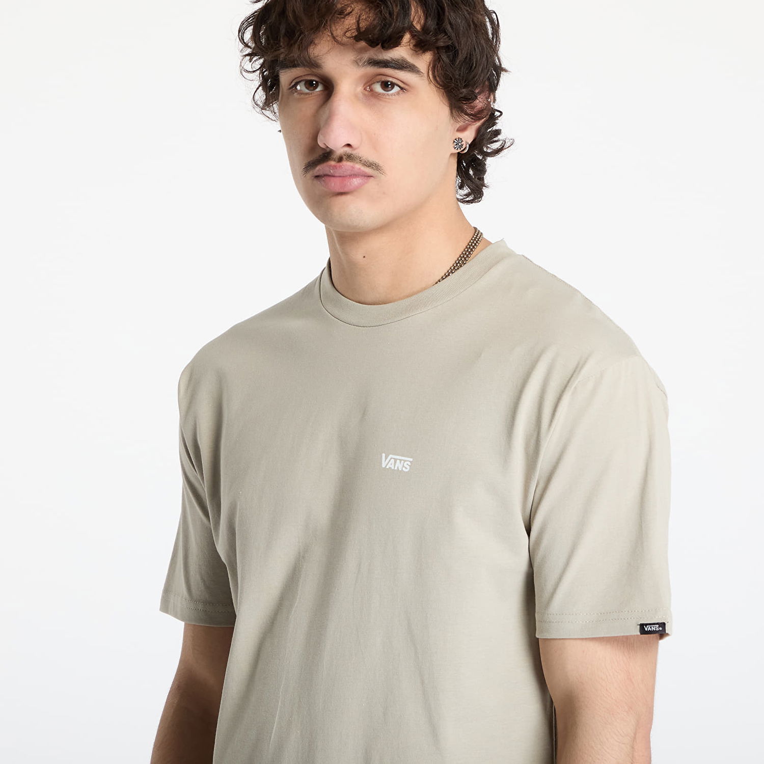 Тениска Vans Vans Left Chest Logo Tee Бежово | VN0A3CZEZUJ1, 1