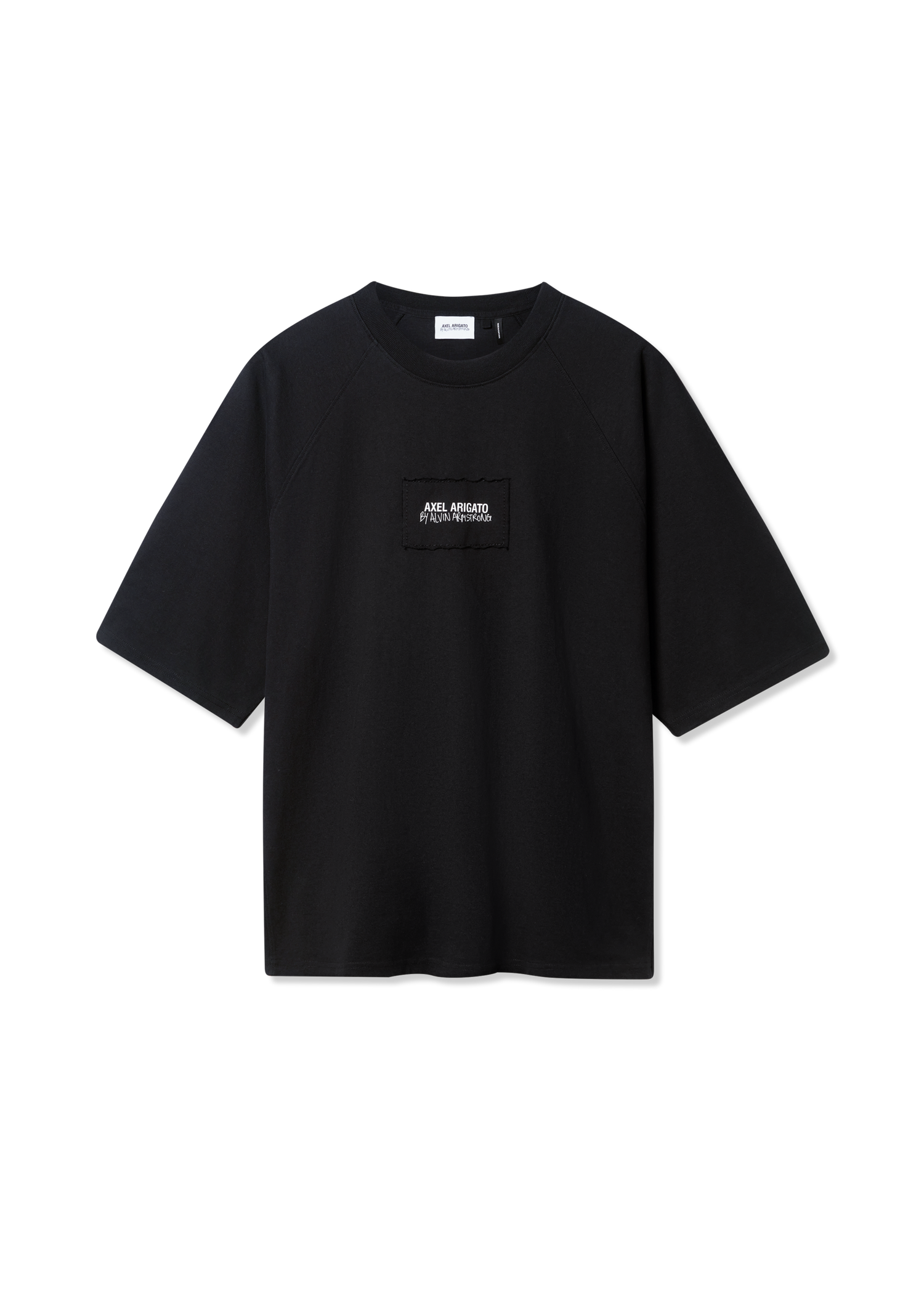 Тениска AXEL ARIGATO T-Shirt Alvin Armstrong Patch Detail Черно | A4114001, 1