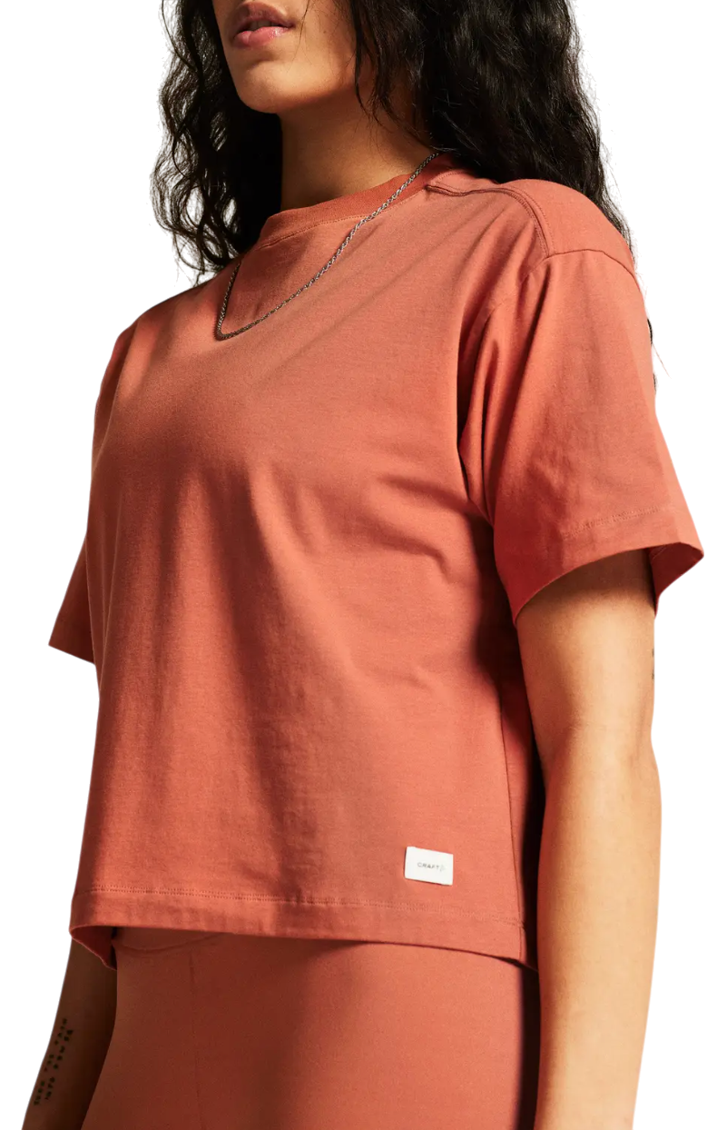 Съкратен топ Craft Craft Collective Relaxed T-Shirt Оранжево
 | 1916017-458000, 1