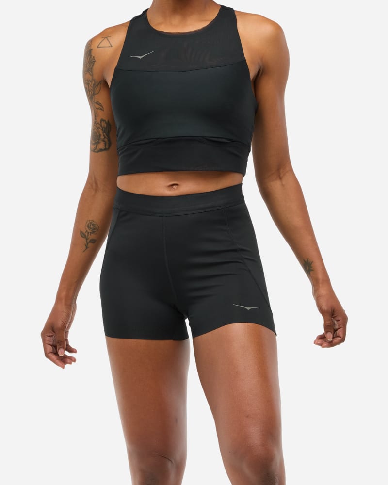 Къси панталони Hoka One One Novafly 3" Knit Shorts Черно | 1164151-BLK, 0