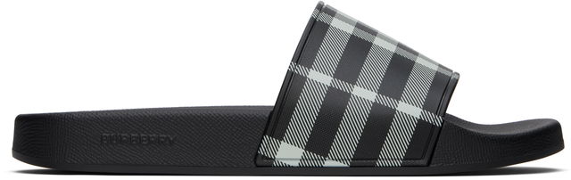 Burberry Check Pool Slides