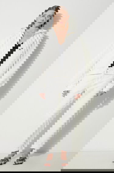 Яке Carhartt WIP Amherst Oversize Cropped Hooded Jacket Бяло | I033151.D602, 1