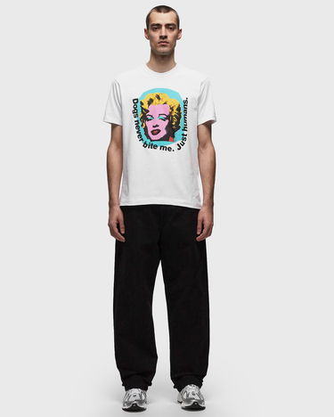 Тениска Comme des Garçons Shirt MENS T-SHIRT KNIT Бяло | FM-T005-S24-WHITE, 1