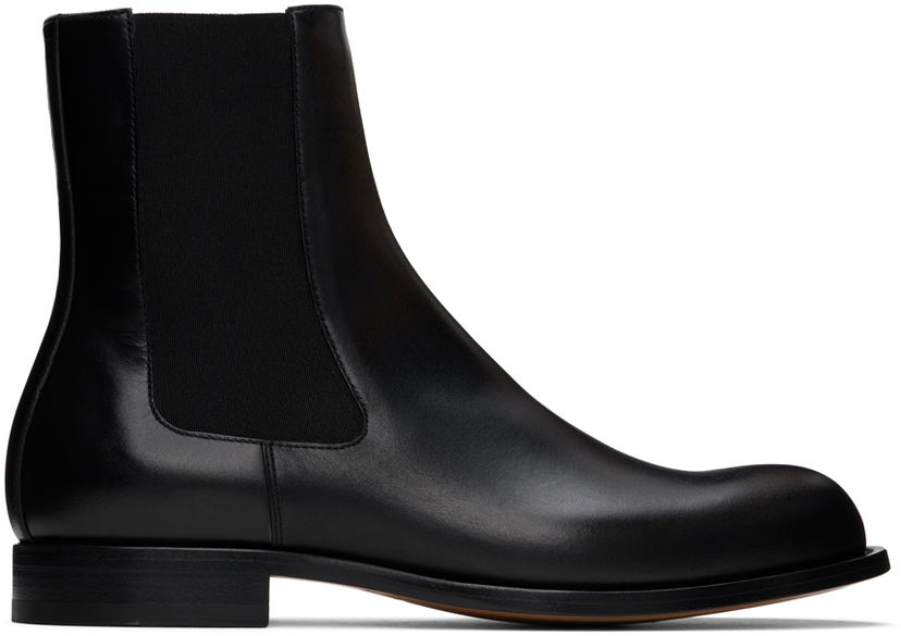 Кецове и обувки The Row Black Novus Chelsea Boots Черно | F2069-LS65