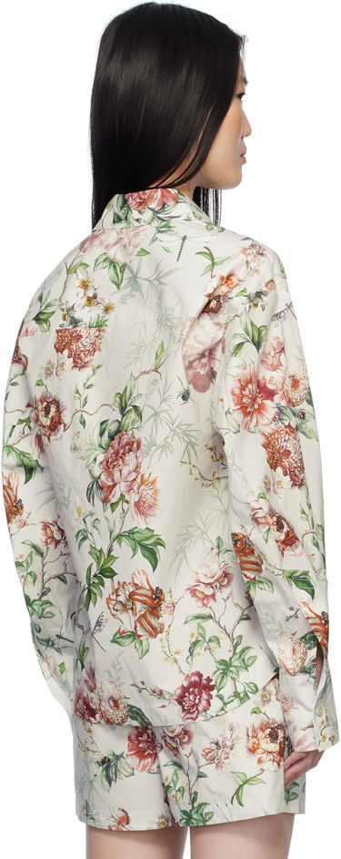 Риза The Attico Attico Eliza Floral-Print Long Sleeve Shirt Многоцветен | 250WCH00014 CCC053PR, 2