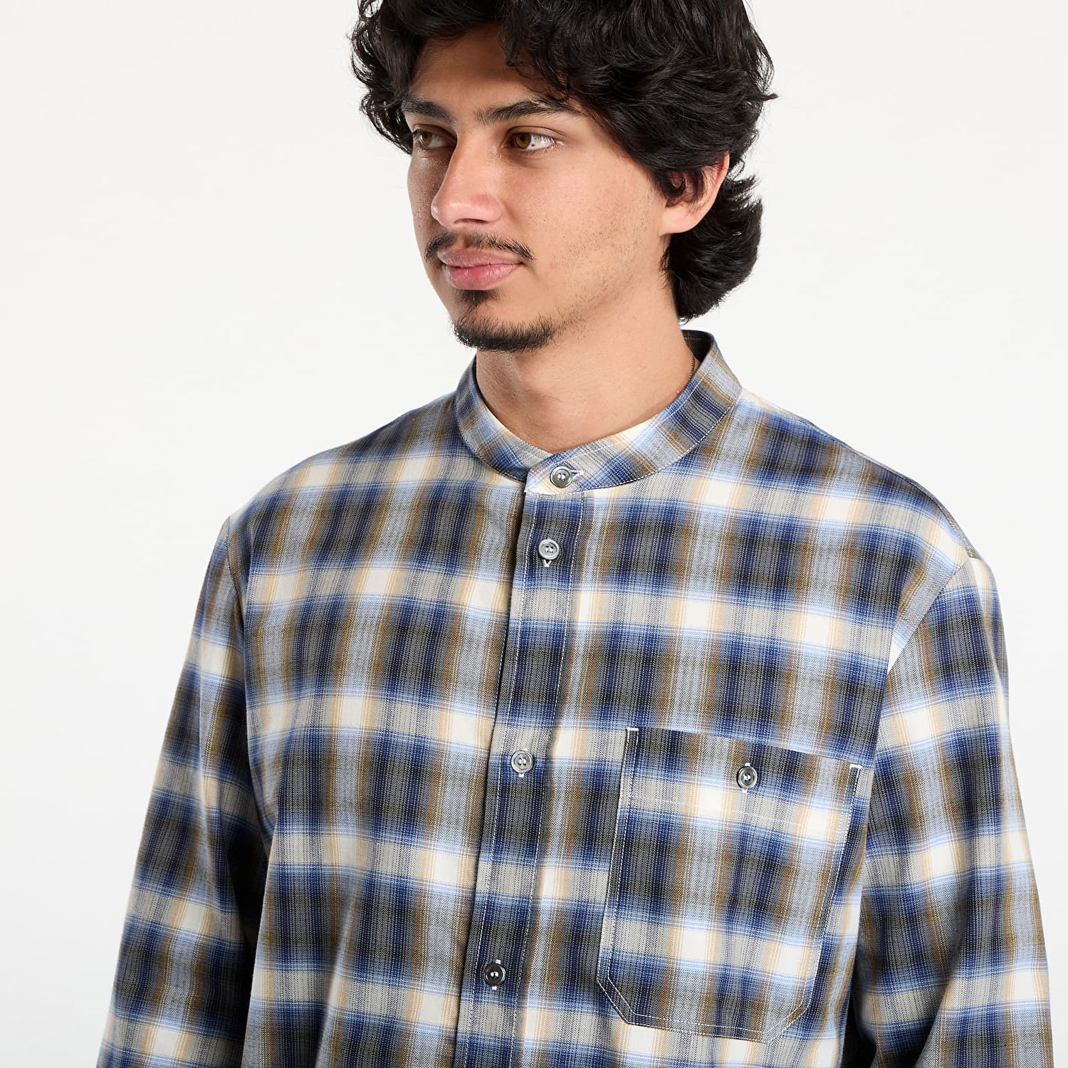 Риза A.P.C. A.P.C. Chemise Thomas Plaid Button-Down Shirt Синьо | COHKJ-H12635 IAA, 1