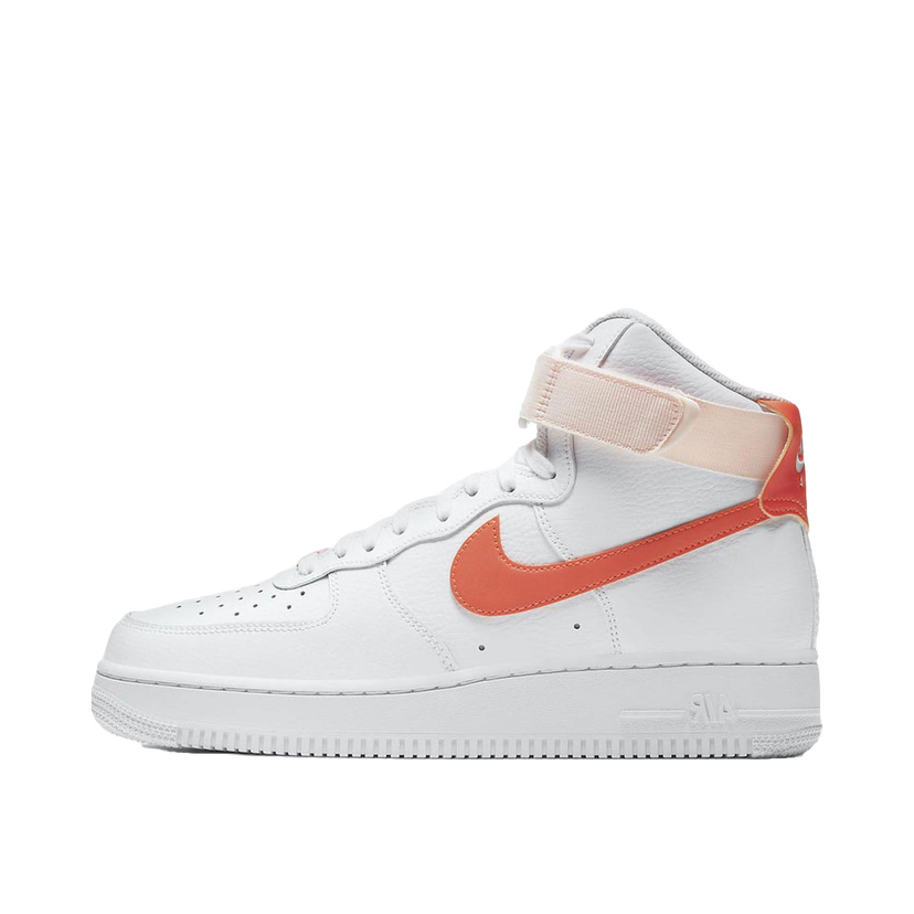 Кецове и обувки Nike Air Force 1 High Orange Pearl W Бяло | 334031-118