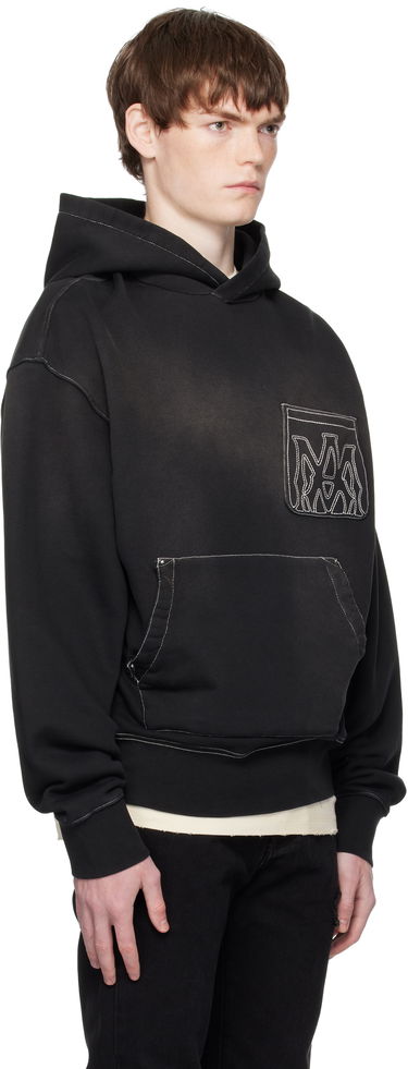 Суитчър AMIRI AMIRI MA Outline Oversized Hoodie Черно | AMJYHD1120, 1