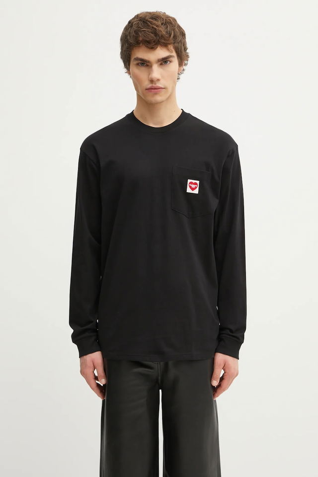 Long Sleeve Pocket Heart T-Shirt