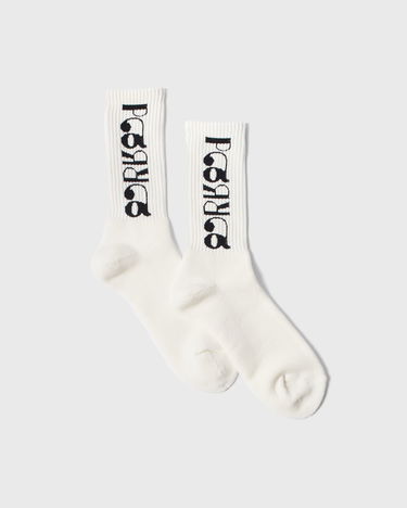 Чорапи By Parra Logo Crew Socks Бяло | 54265, 1