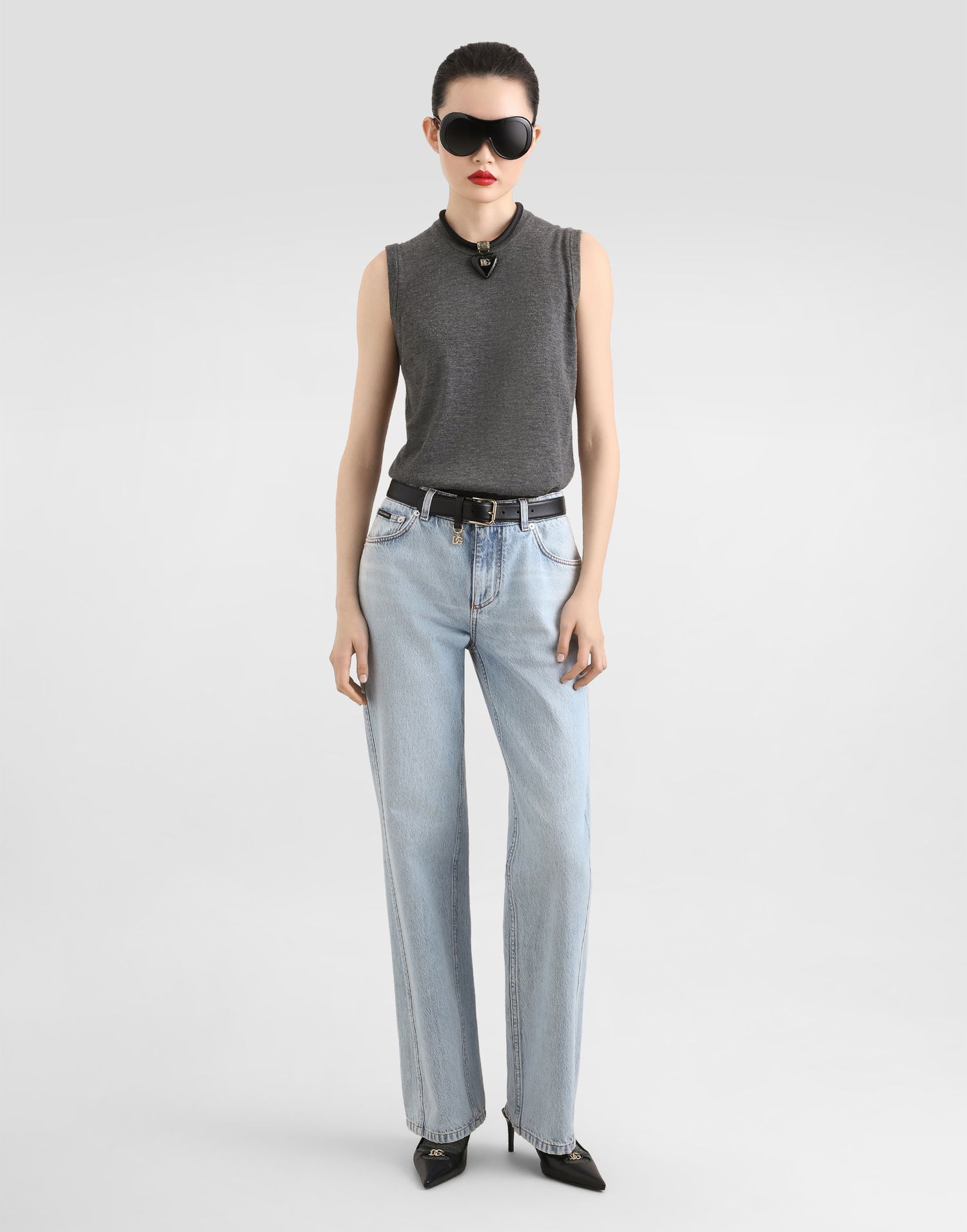 Дънки Dolce & Gabbana Dolce & Gabbana 5-Pocket Denim Trousers Синьо | FTDCFDG8NQ9S9001, 1