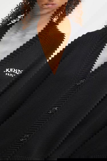 Пуловер KENZO Kenzo Boke Flower Placed Cardigan Черно | FF62CA7063LA, 3