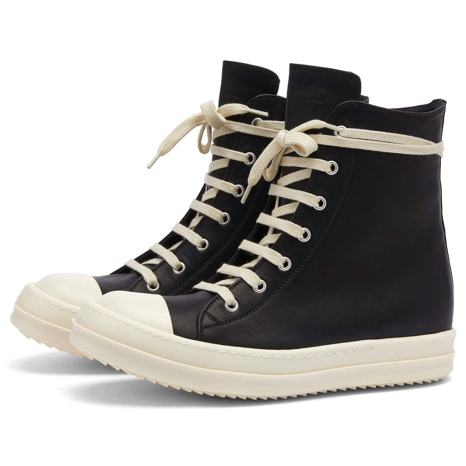 Кецове и обувки Rick Owens Hi Top Sneakers Черно | RP02D3890-911, 0
