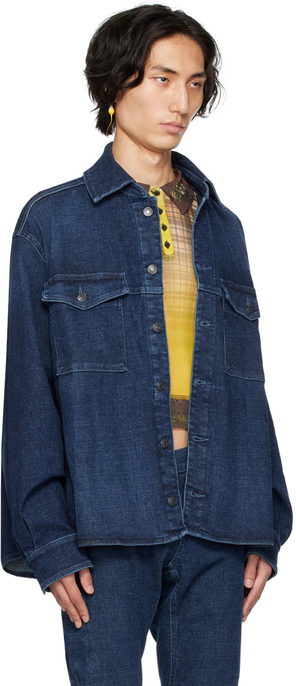 Яке Ottolinger Ottolinger Denim Buttoned Shirt Синьо | 1700408, 1
