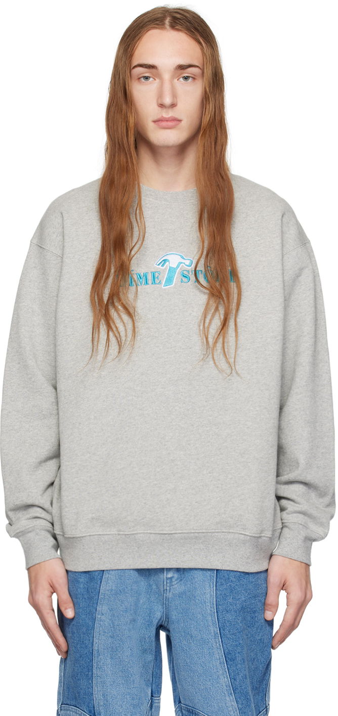 Суитчър Dime Reno Sweatshirt Сиво | DIME23D2F15GRY, 0