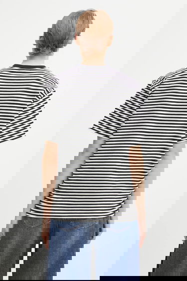 Тениска Carhartt WIP Cotton Short Sleeve Striped Verner T-Shirt Многоцветен | I033841.2JGXX, 2