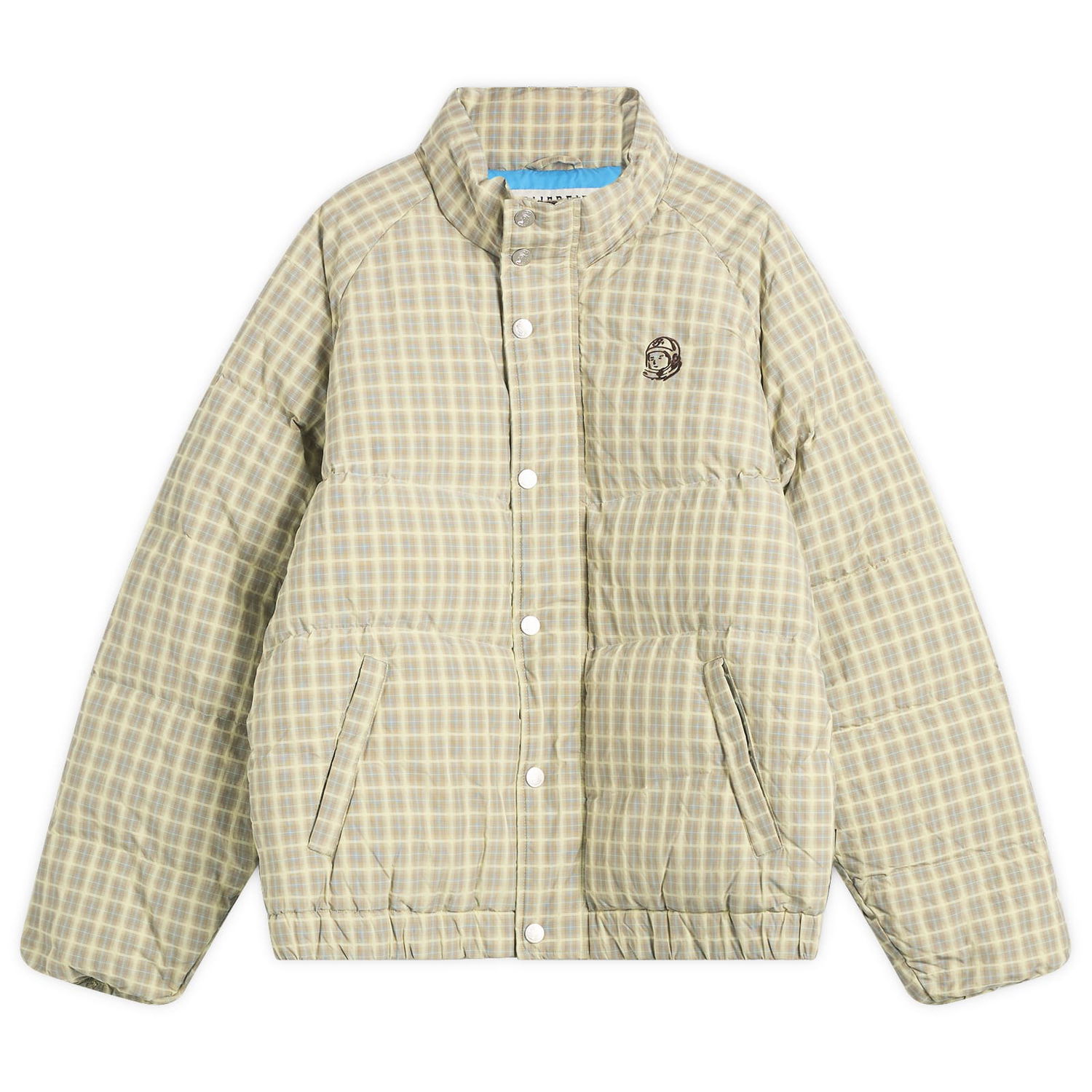 Пухо яке BILLIONAIRE BOYS CLUB Script Nylon Check Puffer Jacket Жълто | B25311-BRN, 0