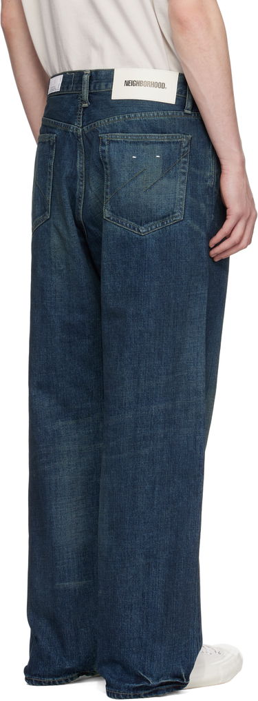 Дънки Neighborhood Neighborhood Washed DP Wide Jeans Синьо | 251XBNH-PTM04, 2