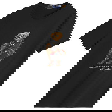 Тениска Polo by Ralph Lauren Holiday Bear T-Shirt Черно | 710P00094001-BLK, 0