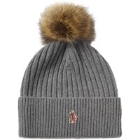 Шапка Moncler Grenoble With Logo Grey Сиво | 3B000-19-M1213-986, 2