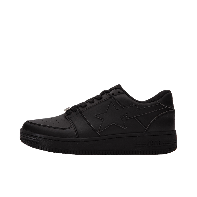Кецове и обувки BAPE Bape Sta Low Leather 20th Anniversary "Black" Черно | 1G80191007-BLK