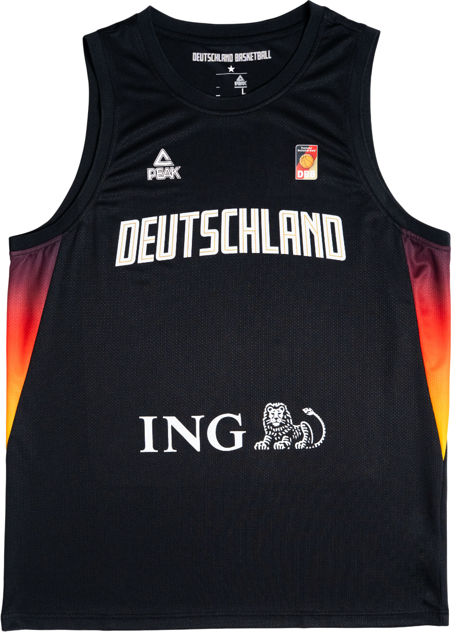 Фланелка Peak DBB Deutschland Eurobasket 2025 Basketball Jersey Многоцветен | 25062-black, 0