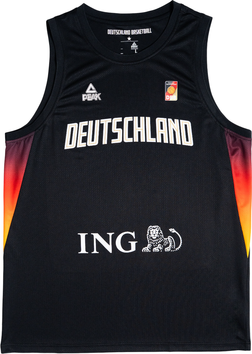 Фланелка Peak DBB Deutschland Eurobasket 2025 Basketball Jersey Многоцветен | 25062-black