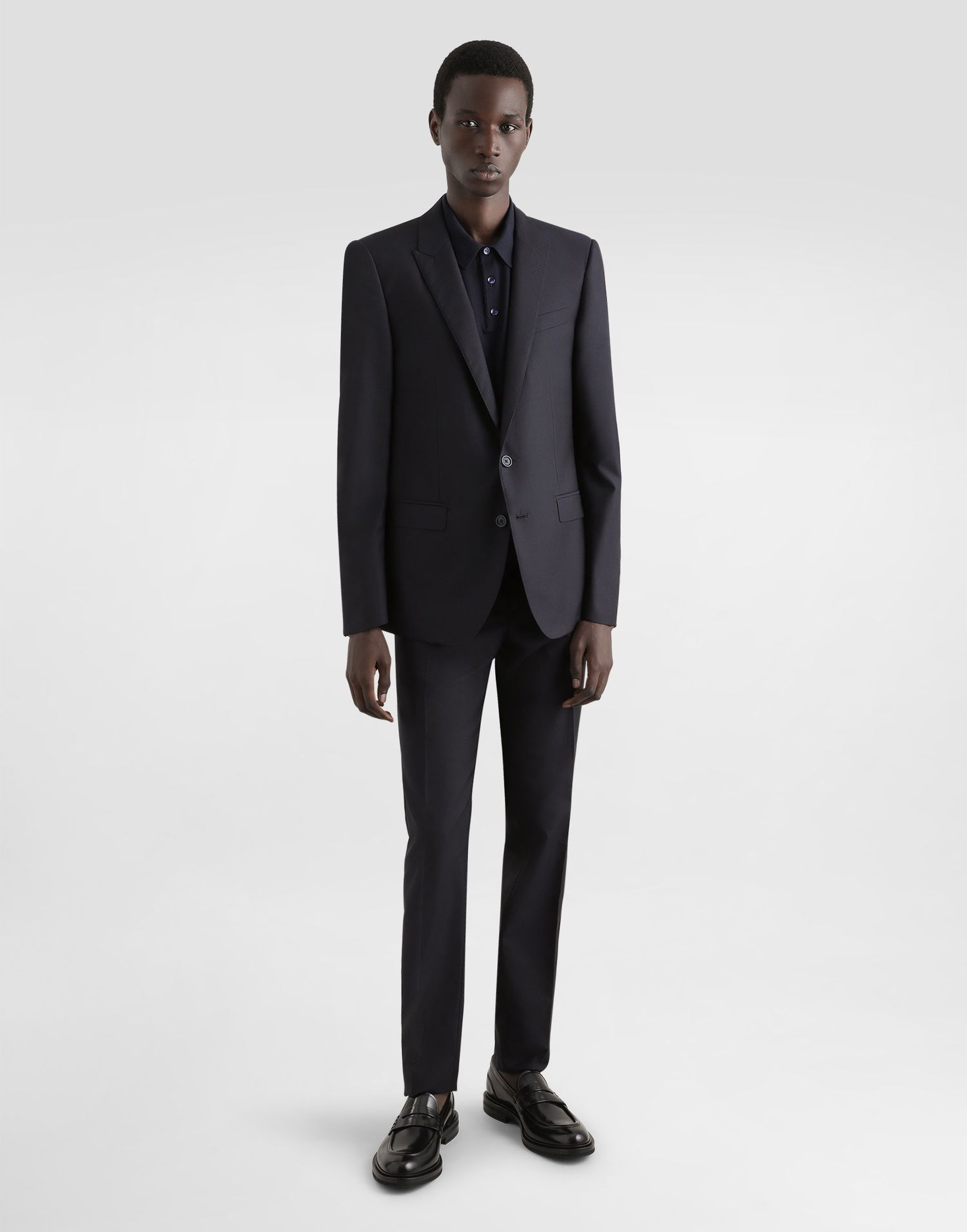 Комплект Dolce & Gabbana Single-breasted Suit In Wool And Silk Черно | GK0RMTGG059B0665, 1