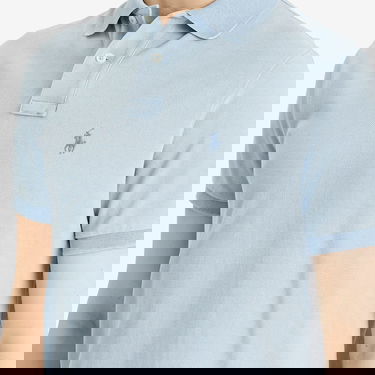 Поло тениска Polo by Ralph Lauren Ralph Lauren Custom Slim Fit Polo Shirt, Large Синьо | 710970582001, 5
