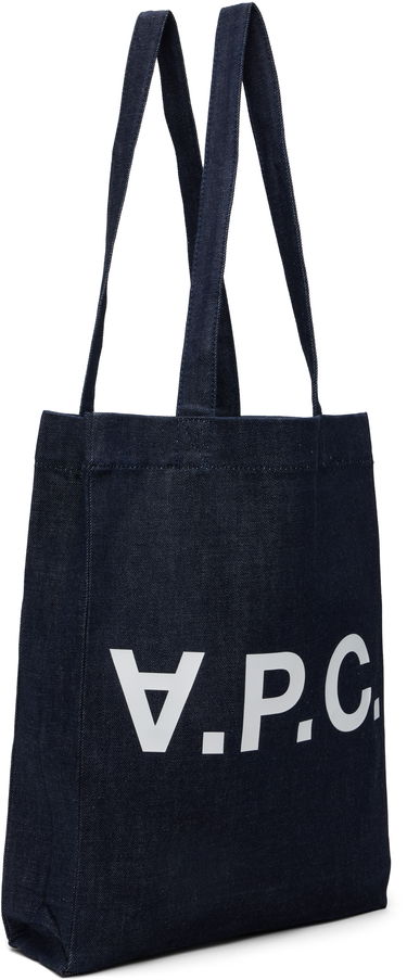 Голяма пазарска чанта A.P.C. A.P.C. Laure Denim Tote Bag Тъмно синьо | COHIZ-M61445, 3