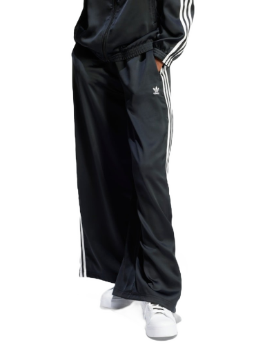 Satin Wide Leg Track Pants