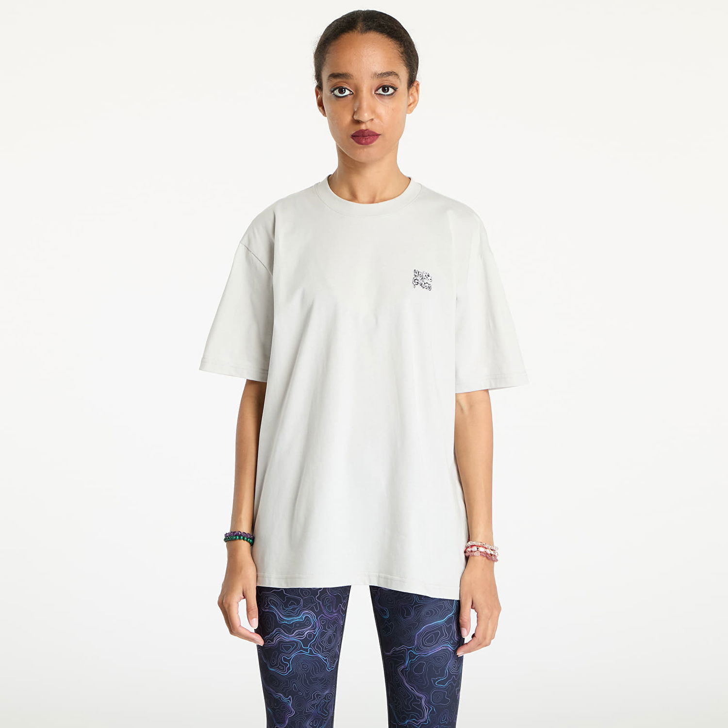 Тениска Horsefeathers T-shirt Enif Top Cement M Бяло | SW922B, 0