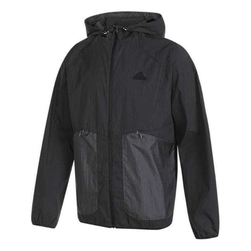 Дъждобран adidas Originals Tech Lightweight Woven Jacket Черно | JI8658