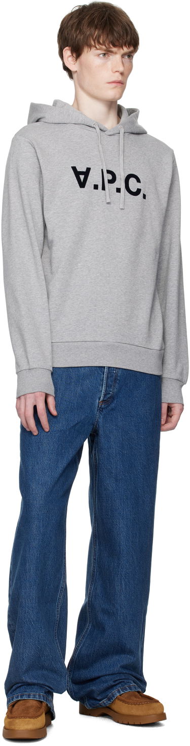 Суитчър A.P.C. Khaki Standard Grand 'V.P.C.' Hoodie Кафяво | COHBN-M27908, 3
