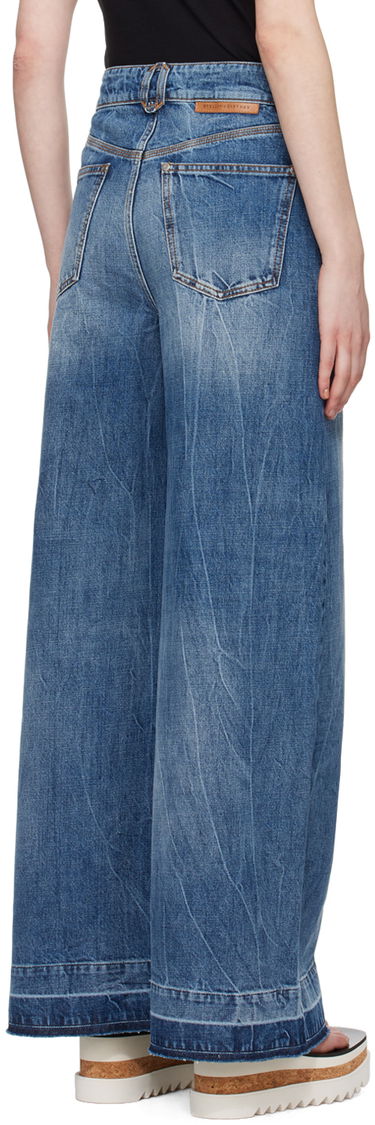 Дънки Stella McCartney Stella McCartney Slouchy Flared Jeans Синьо | 6D02743SPH69, 2
