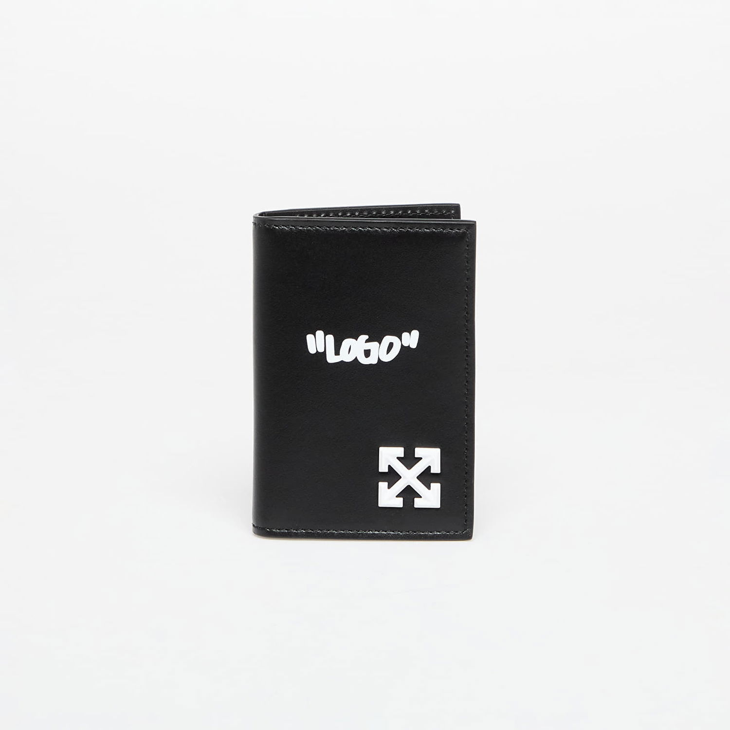 Портфейл Off-White Off-White Jitney Quote Documents Holder Черно | OMND09MC99LEA0011001, 0