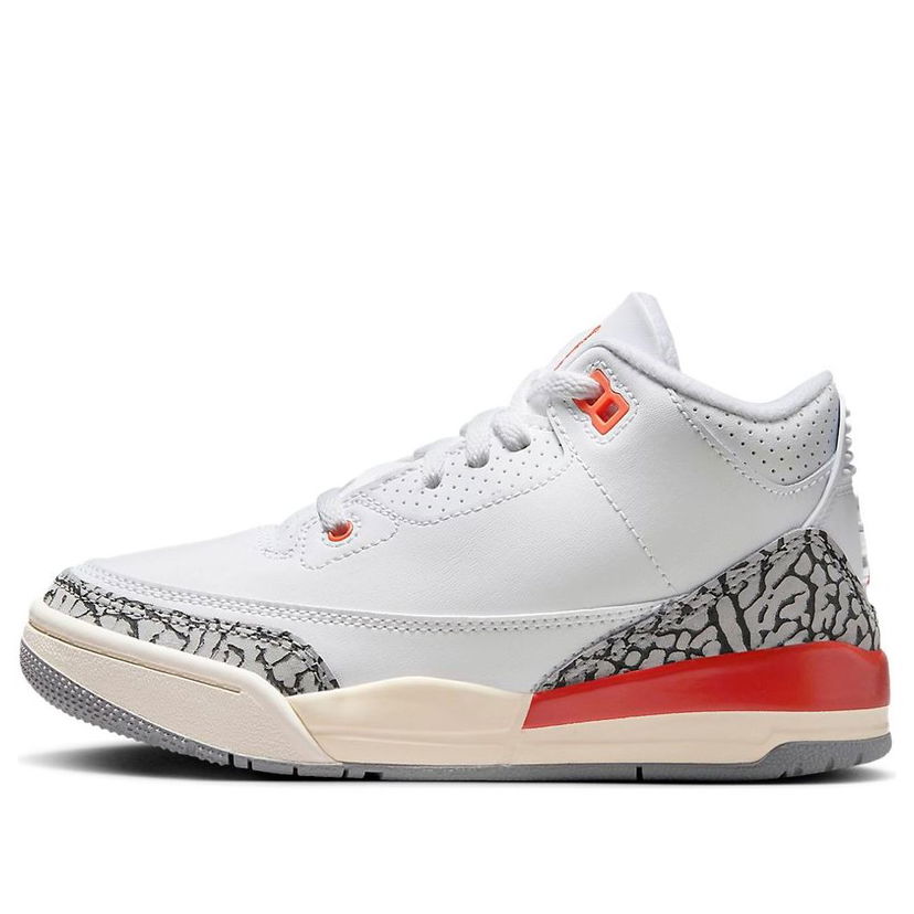 Кецове и обувки Jordan Air Jordan 3 Retro 'Georgia Peach' Бяло | FQ9174-121