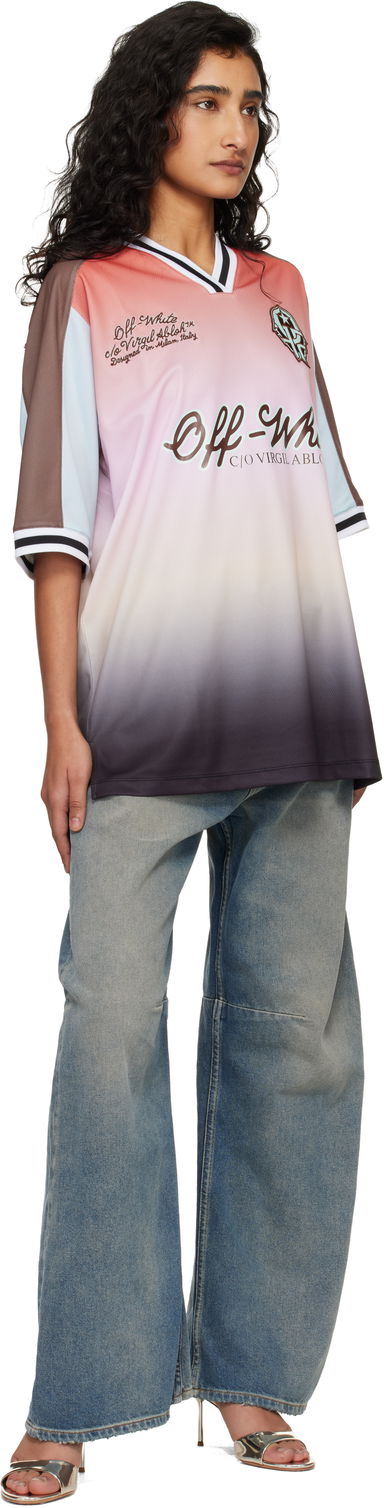 V-Neck Gradient Soccer Jersey, 3