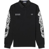 Поло тениска Fred Perry Noon Goons x Printed Polo Tee Черно | SM5230-102, 1