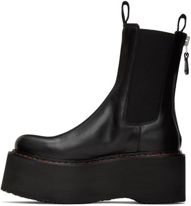 Облекло R13 R13 Double Stack Platform Chelsea Boots Черно | R13S0245-001, 2