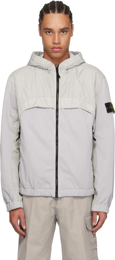 Ветровка Stone Island Stone Island Crinkle Reps R-NY Hooded Jacket Сиво | K1S15 4100041 S0A23, 0