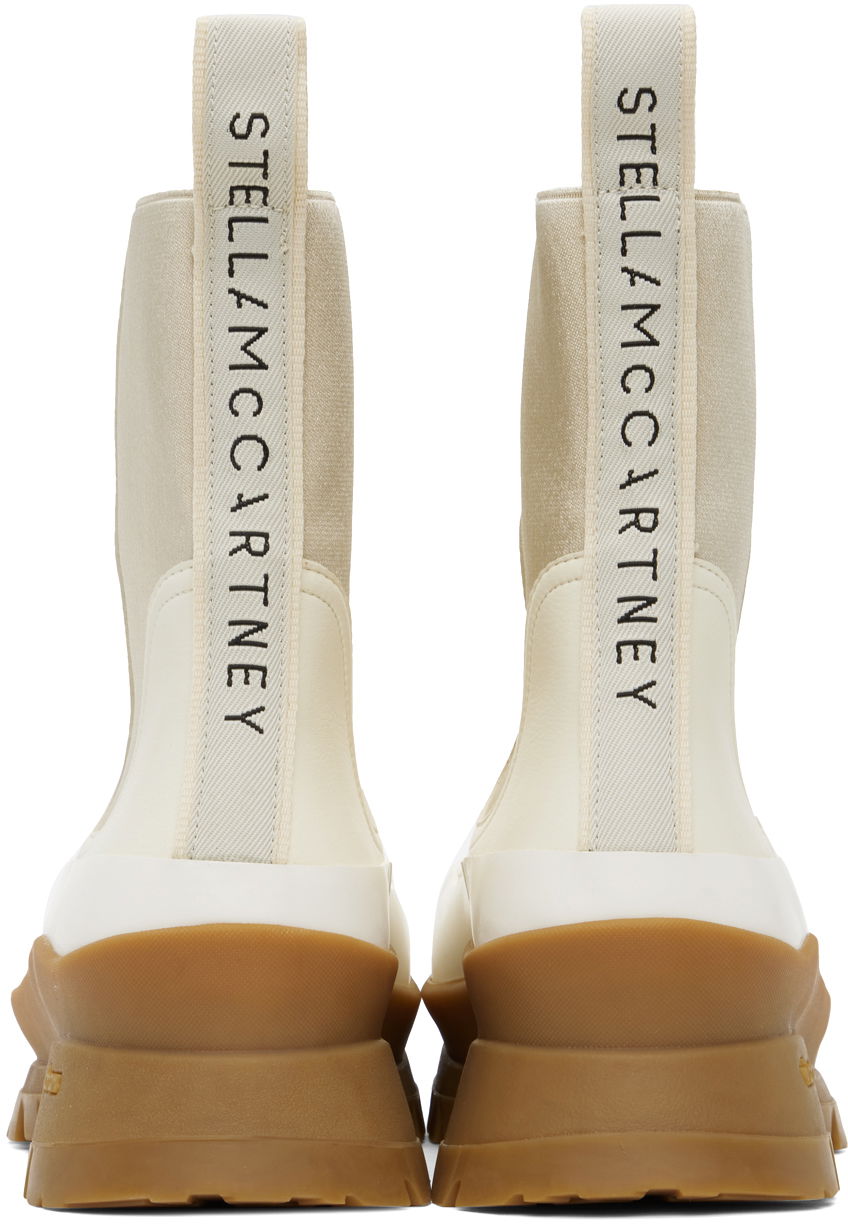 Кецове и обувки Stella McCartney Trace Chelsea Boots Бяло | 800397N0244, 1