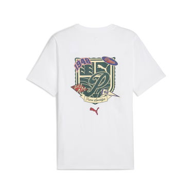 Тениска Puma SPORTS LEGACY Graphic T-Shirt Бяло | 629628_02, 4