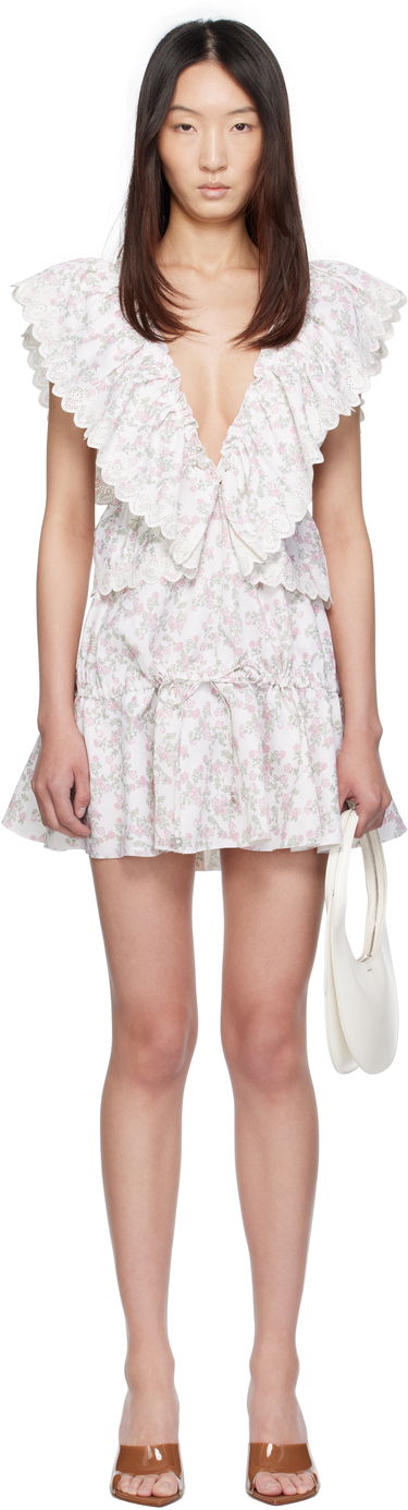 Pокля Coperni Coperni Twisted Princess Mini Dress Бяло | COPR167F3043, 0