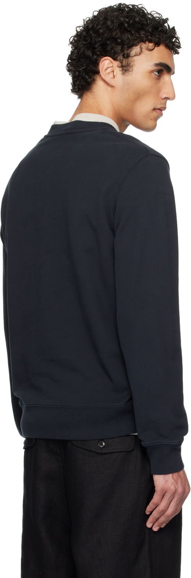 Пуловер MAISON KITSUNÉ Maison Kitsuné Barista Fox Patch Sweatshirt Тъмно синьо | OU00301KM0330, 2