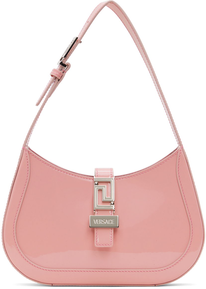 Дамска чанта Versace Pink Greca Goddess Small Bag Розово | 1013167_1A02212