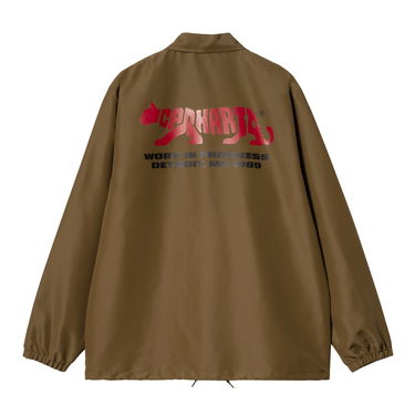 Яке Carhartt WIP Rocky Coach Jacket Lumber / Samba / Black Кафяво | I032974_27U_XX, 2