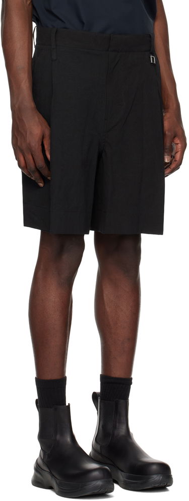 Къси панталони WOOYOUNGMI WOOYOUNGMI Men's Pleated Shorts Черно | W231PT31, 3