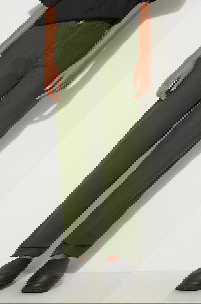 Панталони Carhartt WIP Pierce Pant Plain High Waist Trousers Зелено | I033140.2BR02, 1